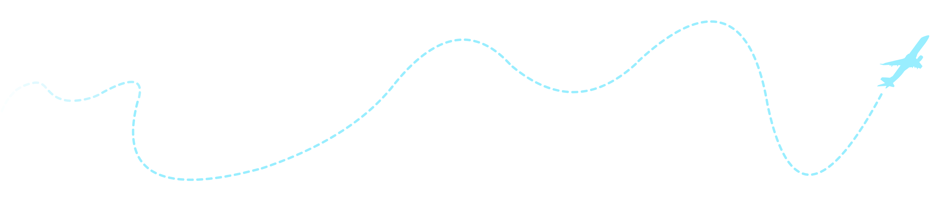 Aircraft flight trail visualization over airport terminal